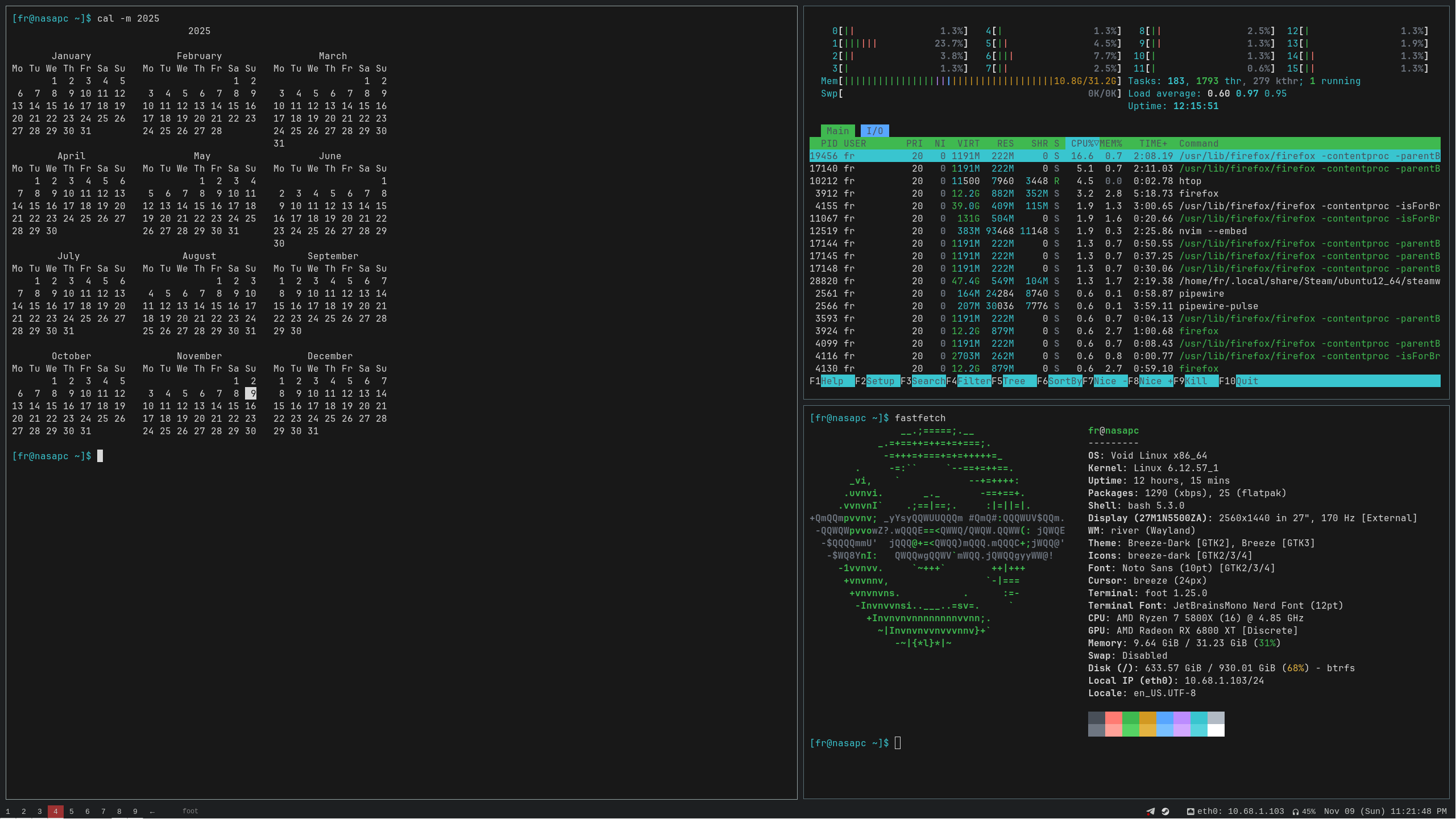 My current river setup